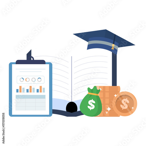 Finance Education Illustration