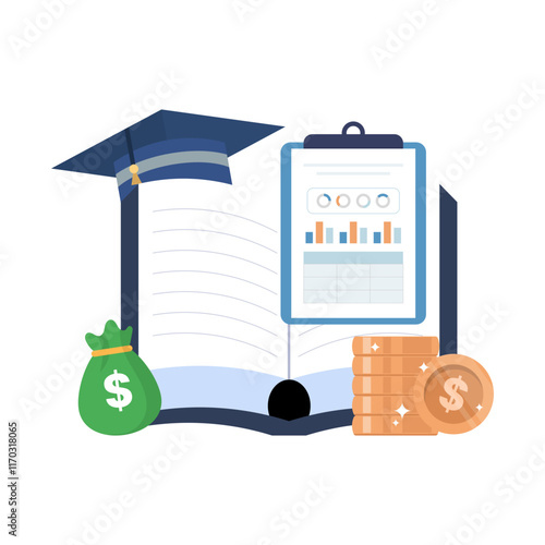 Finance Education Illustration