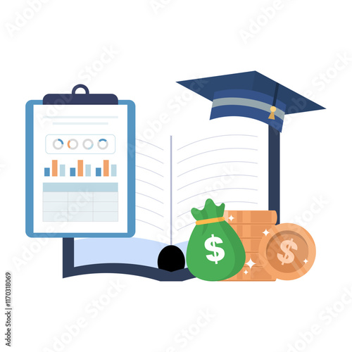 Finance Education Illustration