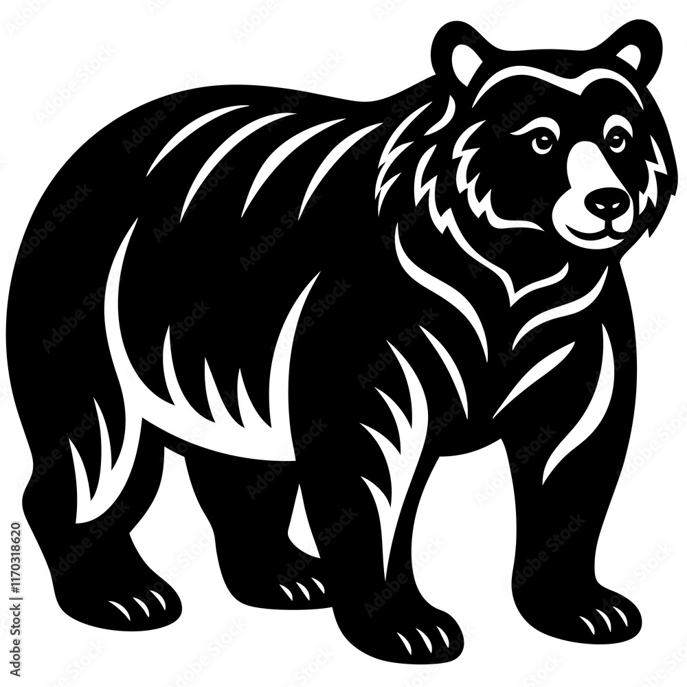 Cute Bear vector cartoon illustration Cute Bear vector cartoon illustration