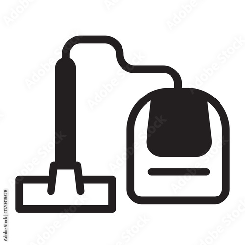 Vacuum Cleaner glyph icon