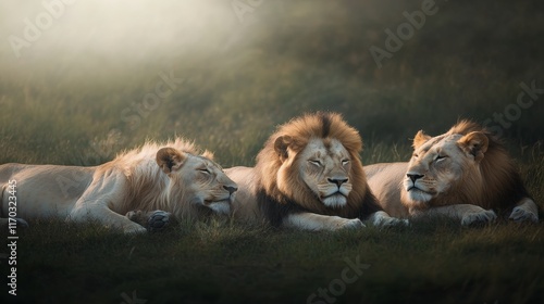A group of lions. Lions 