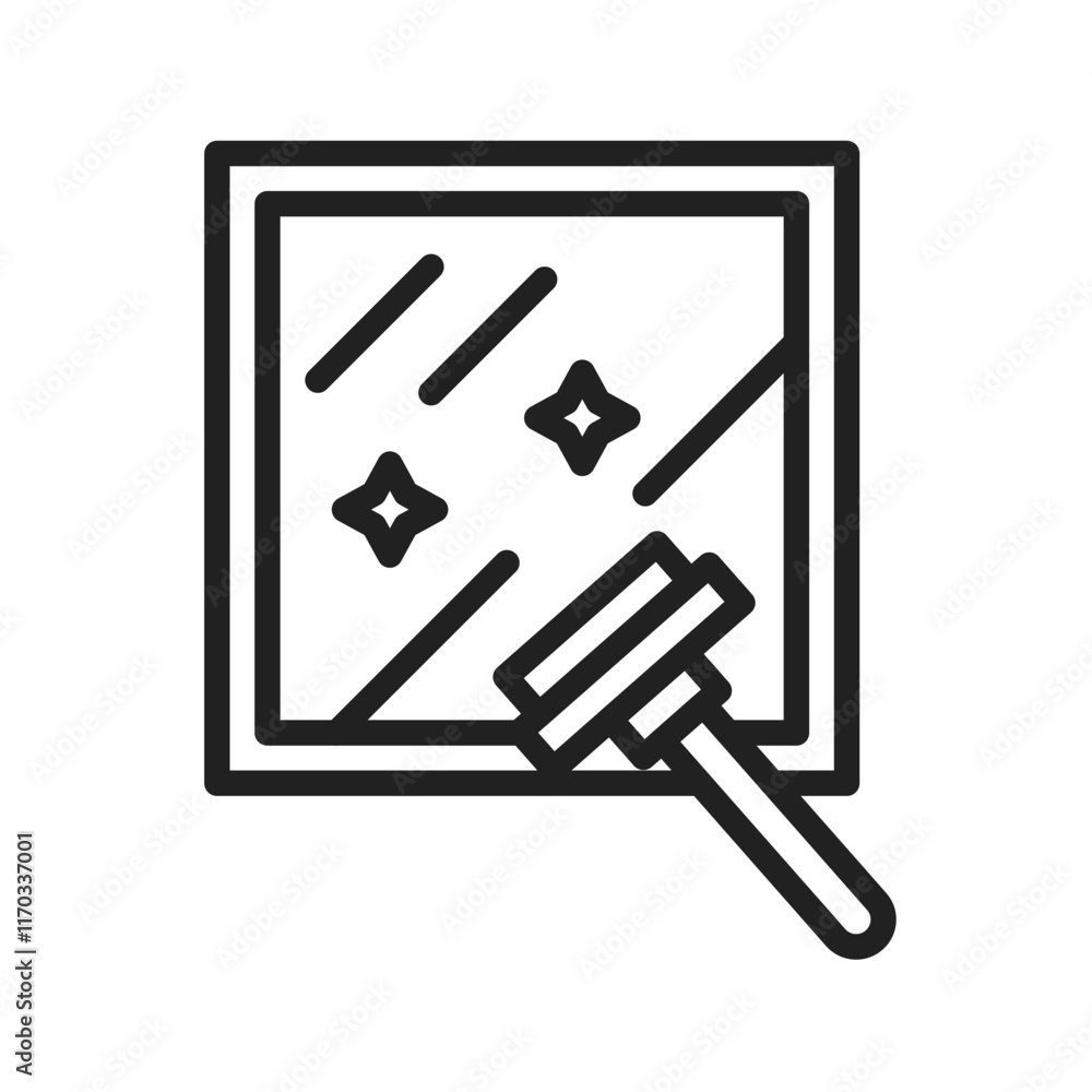 Window Cleaning Agent icon vector image. Suitable for mobile apps, web apps and print media. Window Cleaning Agent icon vector image. Suitable for mobile apps, web apps and print media.