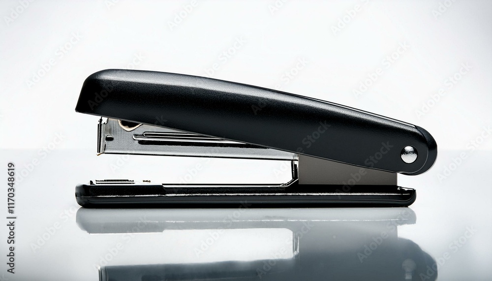 Sleek Black Stapler: A Minimalist Office Essential Sleek Black Stapler: A Minimalist Office Essential