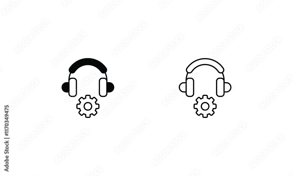 Support icons set vector stock illustration Support icons set vector stock illustration