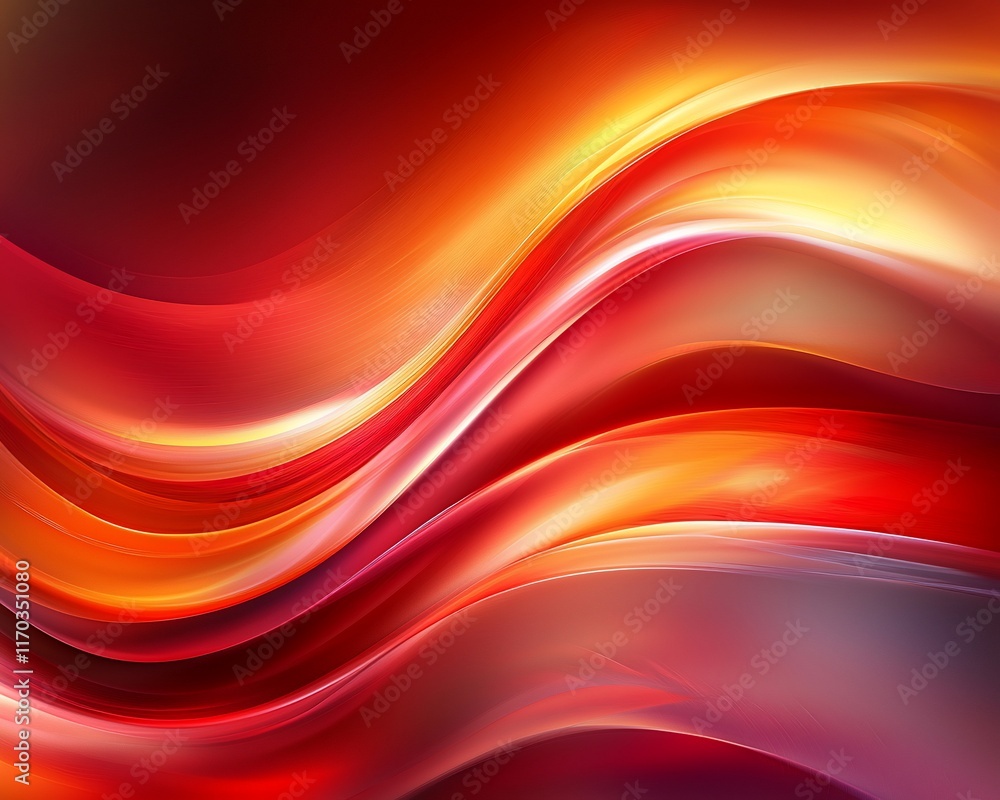 Abstract red and orange wave background. Abstract red and orange wave background.