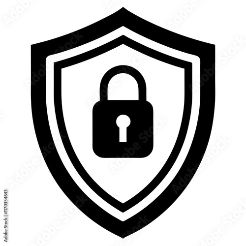 security logo icon vector art illustration