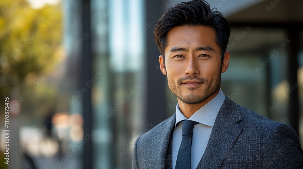 Portrait of a Confident Asian Businessman Portrait of a Confident Asian Businessman