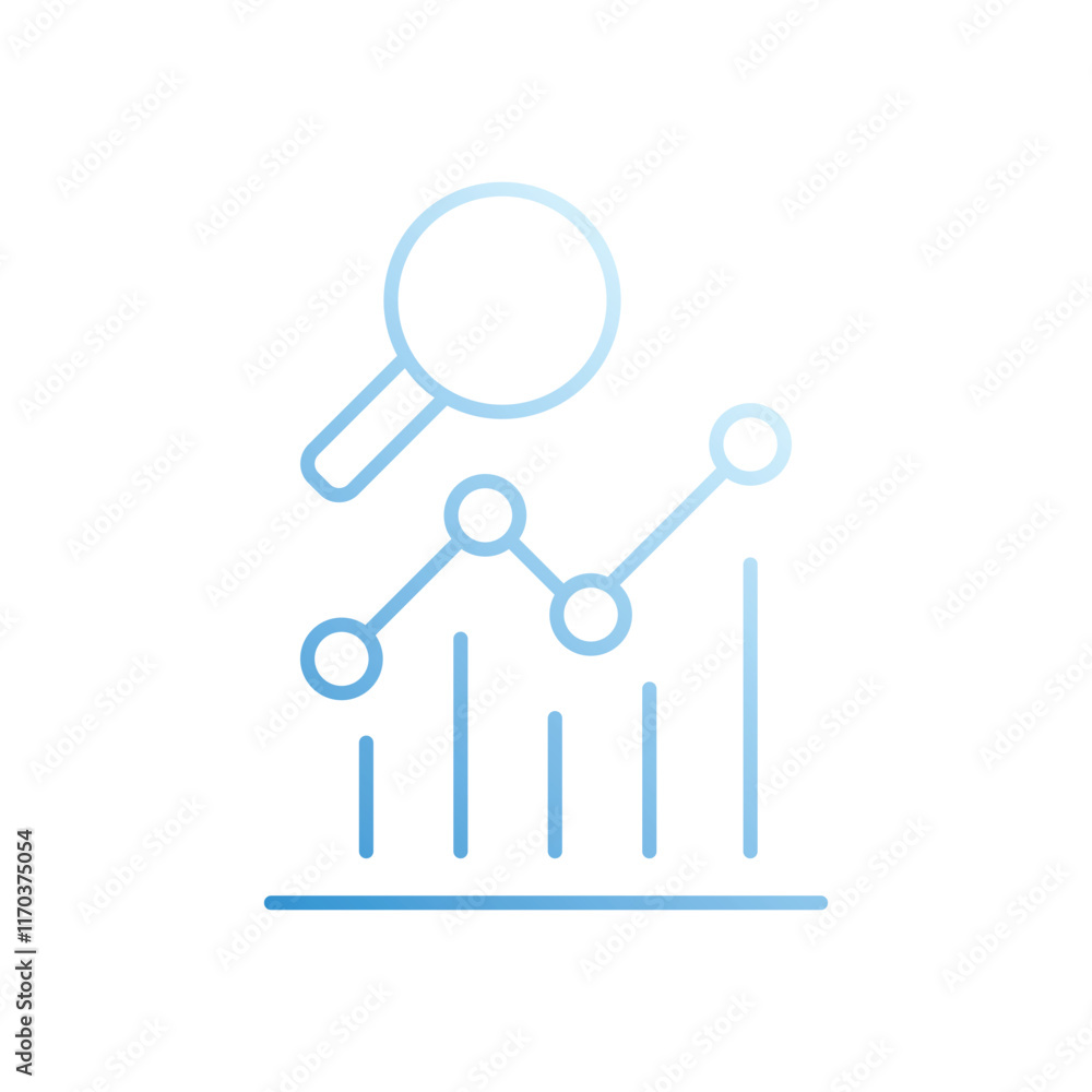 Forecasting vector icon Forecasting vector icon