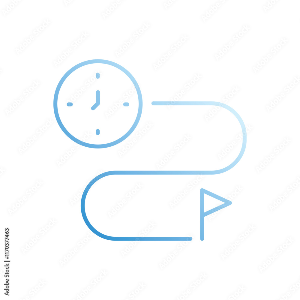 Timeline vector icon Timeline vector icon