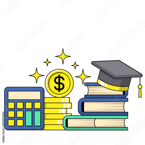 Illustration Education Financial