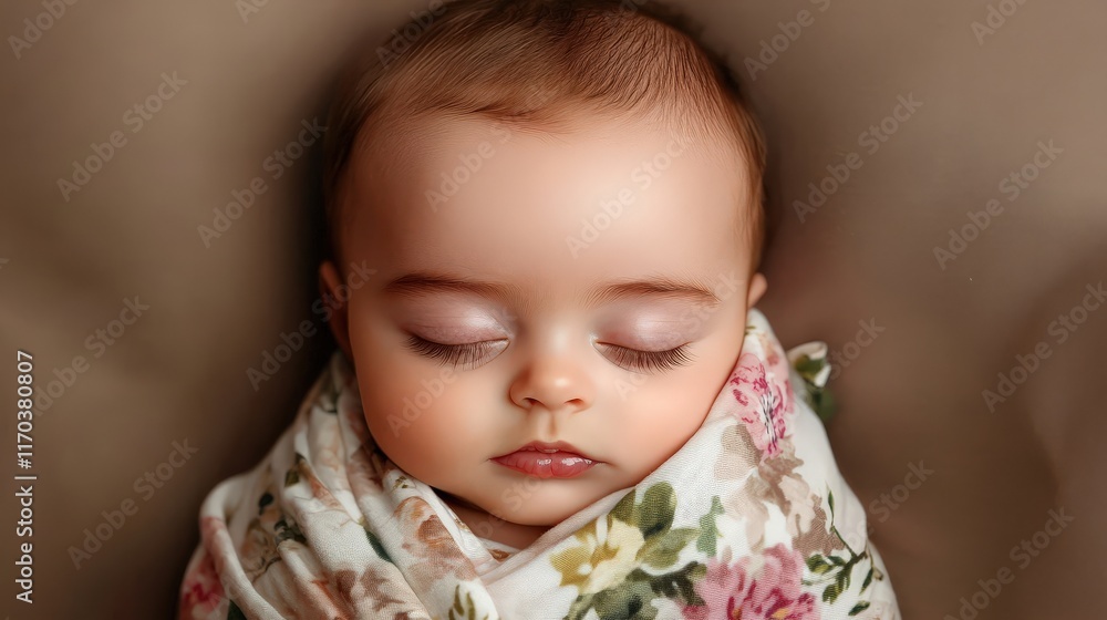 Peaceful Baby Sleeping Comfortably on Soft Cozy Blanket Surrounded by Warm Fabrics Creating a Calm and Serene Atmosphere for Restful Moments Peaceful Baby Sleeping Comfortably on Soft Cozy Blanket Surrounded by Warm Fabrics Creating a Calm and Serene Atmosphere for Restful Moments