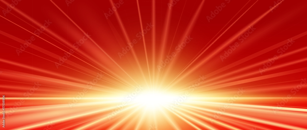 A red background emitting light A red background emitting light