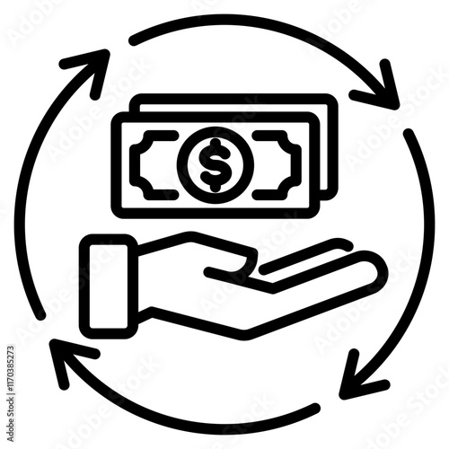 payroll single icon