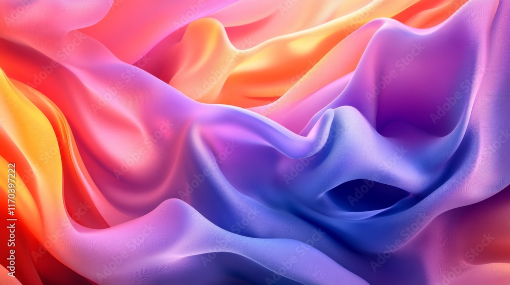 Obraz premium Vibrant Abstract Texture with Clean Lines and Details