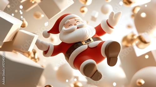 Santa Claus Character, Christmas, Xmas, Gift 02