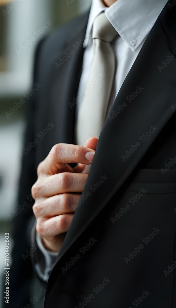 professional person with tie