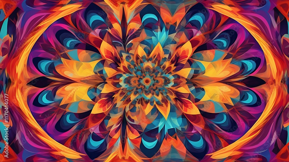 Colorful Abstract Background with Gradient Shapes and Dynamic Patterns Colorful Abstract Background with Gradient Shapes and Dynamic Patterns