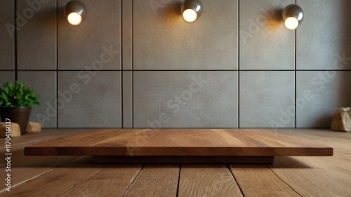 wooden interior of a house