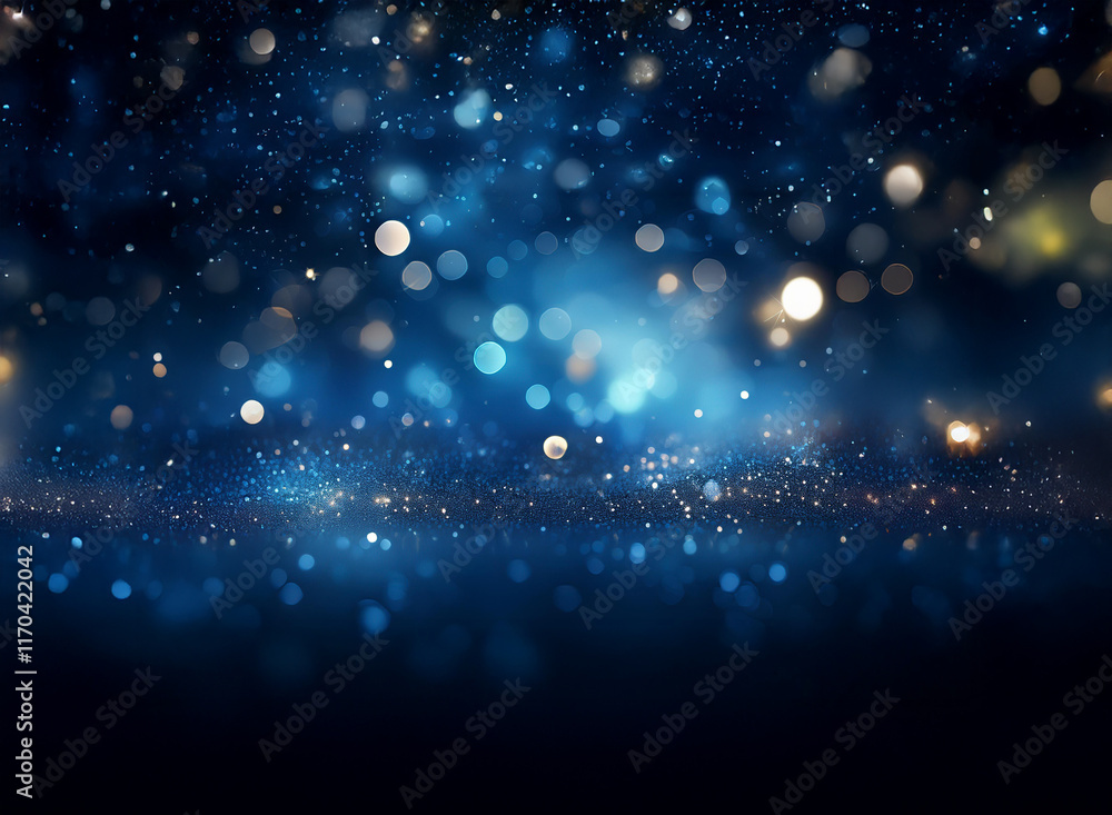 A mesmerizing display of blue and gold bokeh lights, creating a sparkling, ethereal glow against a dark background. The lights vary in size and intensity, evoking a sense of magic and wonder. A mesmerizing display of blue and gold bokeh lights, creating a sparkling, ethereal glow against a dark background. The lights vary in size and intensity, evoking a sense of magic and wonder.