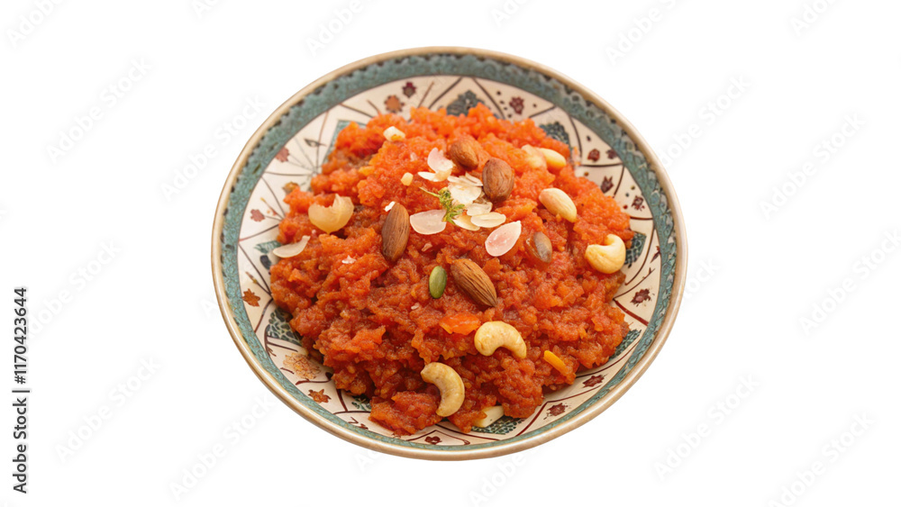 Gajar ka halwa isolated on transparent background Gajar ka halwa isolated on transparent background