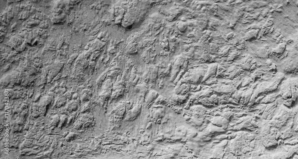 Fototapeta premium Sliding stone plaster in the image of a lifeless cold desert in the form of abstraction