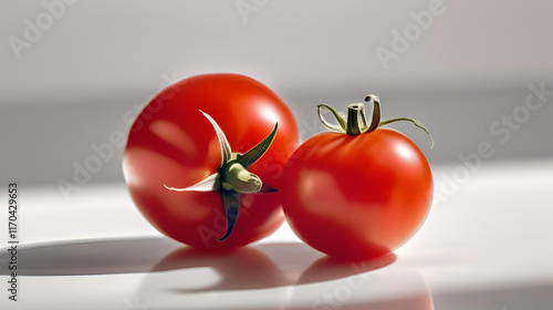 Tomato isolated on white background