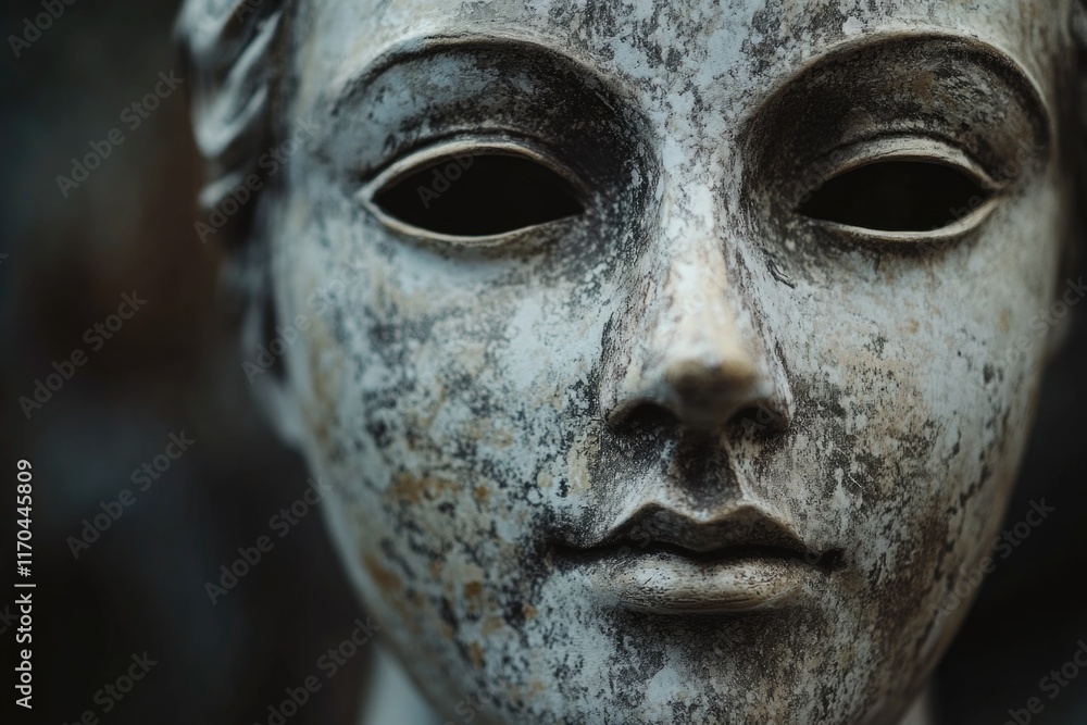 Statue of Woman's Face Statue of Woman's Face