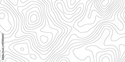 Background of topographic line contour map,Vintage outdoors style. World map Template,Luxury black abstract line art,web, geographic grid map vector illustration.vector geographic contour mounted map,