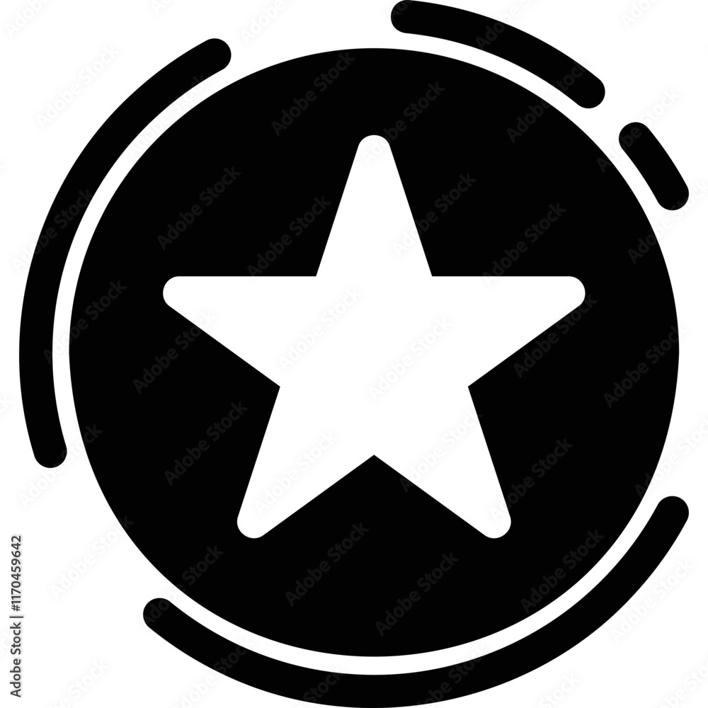 Simple vector icon actor star Simple vector icon actor star