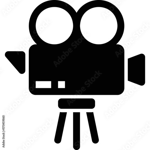 simple vector icon video camera