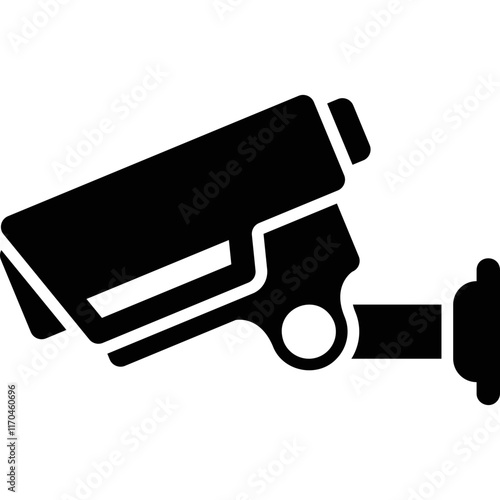 simple vector icon cctv camera
