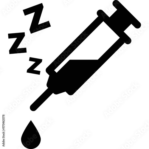 simple vector icon syringe