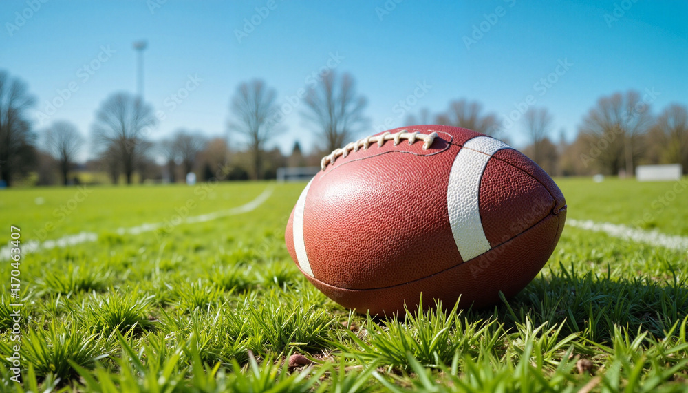American football on green grassy field American football on green grassy field