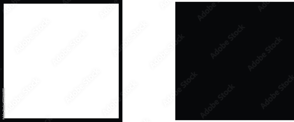 Basic square flat and line icon set. Black vector collection isolated on transparent background, Basic square logo design for mobile app and websites. Basic square flat and line icon set. Black vector collection isolated on transparent background, Basic square logo design for mobile app and websites.