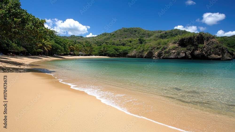 Relaxing day at a tropical beach caribbean island scenic photography sunny environment serene viewpoint vacation concept Relaxing day at a tropical beach caribbean island scenic photography sunny environment serene viewpoint vacation concept