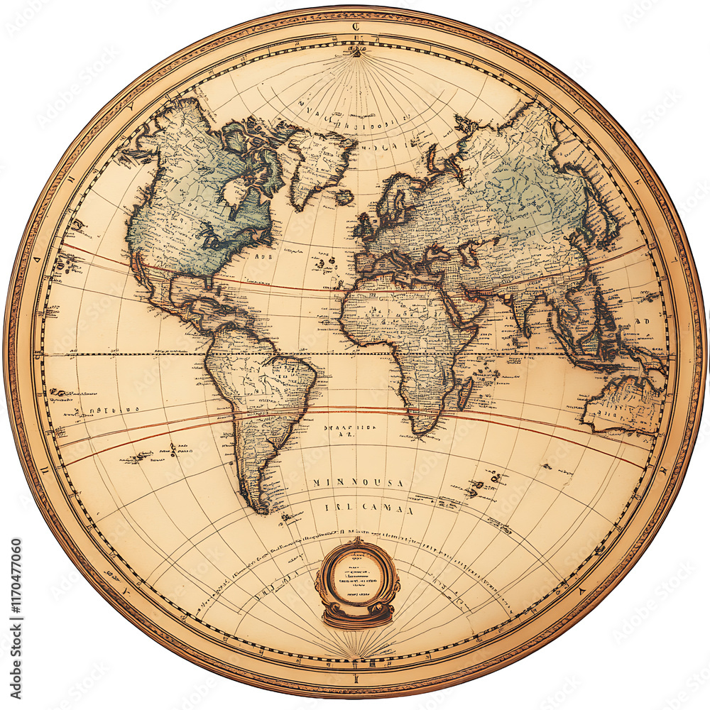 Earth globe in vivid illustration isolated on transparent background Earth globe in vivid illustration isolated on transparent background
