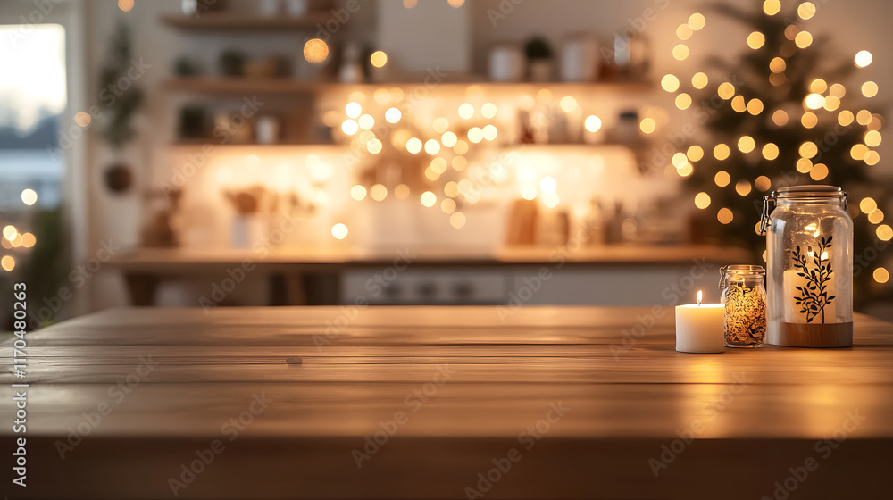Realistic warm and comfortable home with camping light for decoration, living room, kitchen Realistic warm and comfortable home with camping light for decoration, living room, kitchen