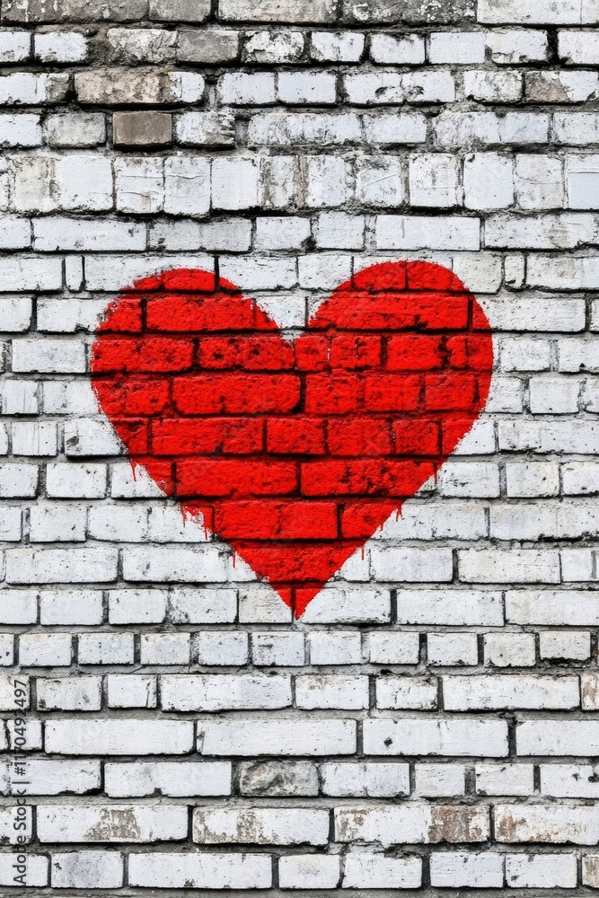 Celebrate Valentine with vibrant love symbols on urban walls, perfect for romantic designs and themed projects. Celebrate Valentine with vibrant love symbols on urban walls, perfect for romantic designs and themed projects.