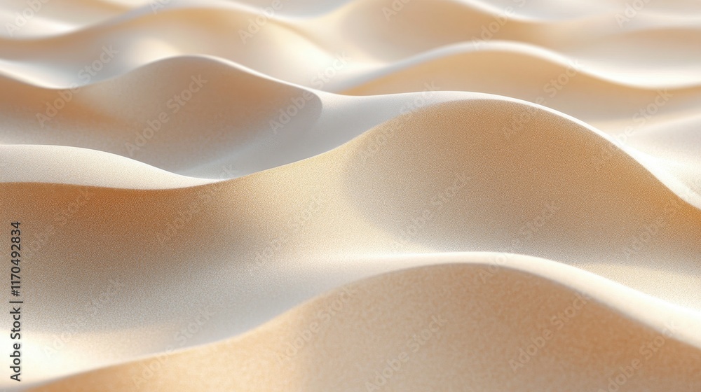 Gentle Sand Patterns with Flowing Ripple Lines and Glowing Gradient Gentle Sand Patterns with Flowing Ripple Lines and Glowing Gradient