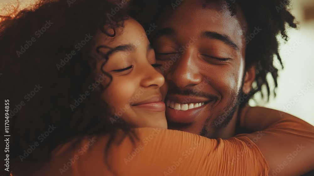 Young Couple Embracing Showing Affection And Love Young Couple Embracing Showing Affection And Love