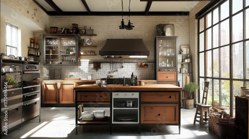 Wallpaper Mural interior of a kitchen Torontodigital.ca