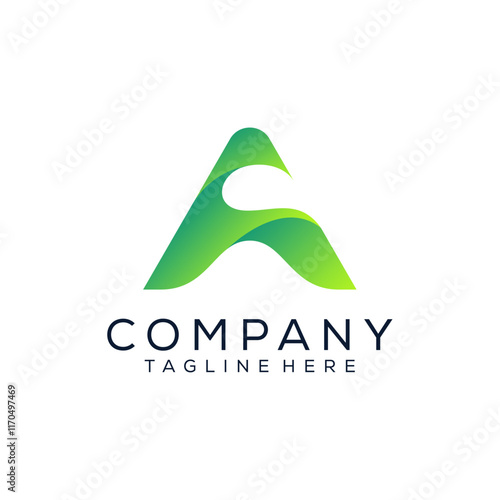 Letter a logo design