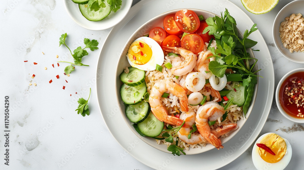 salad with shrimp salad with shrimp
