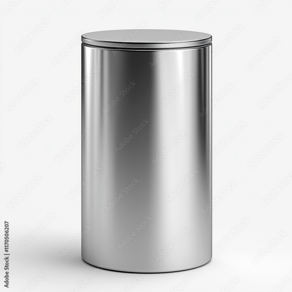 A polished metal column with a modern aesthetic. A polished metal column with a modern aesthetic.