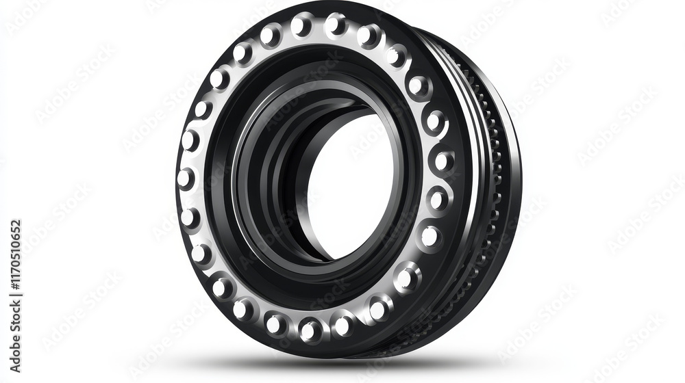 Ball bearing with rolling elements isolated vehicle spare part monochrome icon. Vector car motion bearing rotation detail. Grease roller, engineering and machinery gear, rolling steel industrial wheel Ball bearing with rolling elements isolated vehicle spare part monochrome icon. Vector car motion bearing rotation detail. Grease roller, engineering and machinery gear, rolling steel industrial wheel