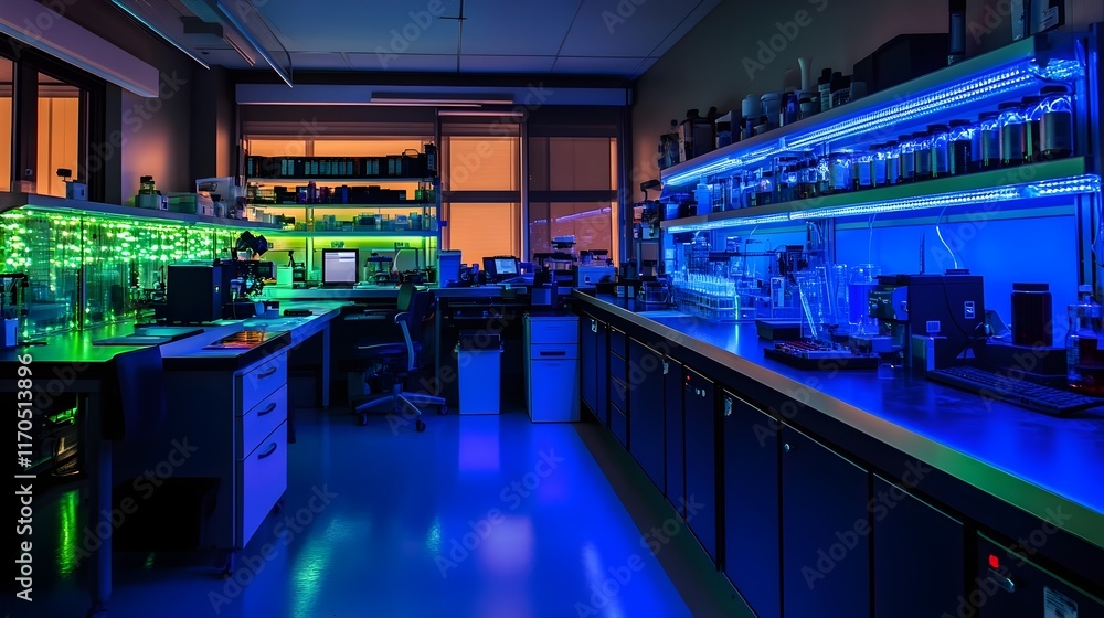 Fototapeta premium Modern Science Laboratory Research Experiment