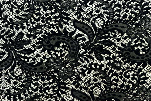 Fotografía Openwork black fabric