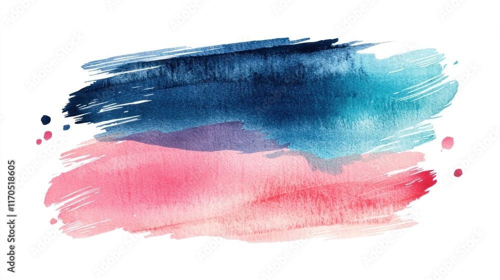 Abstract Watercolor Paint Brush Strokes Design Abstract Watercolor Paint Brush Strokes Design