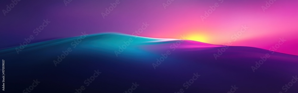 Vibrant bokeh design in royal purple and turquoise hues creates a mesmerizing ethereal landscape at dusk Vibrant bokeh design in royal purple and turquoise hues creates a mesmerizing ethereal landscape at dusk